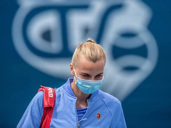 Petra Kvitova a trouvé le mini-tournoi de Prague "vraimenr bizarre" © KEYSTONE/EPA/MARTIN DIVISEK