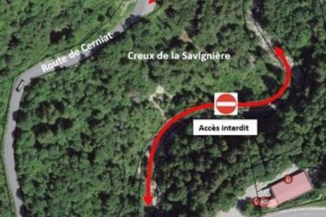 Route de Cerniat: Mise en garde contre un risque de glissement de terrain
